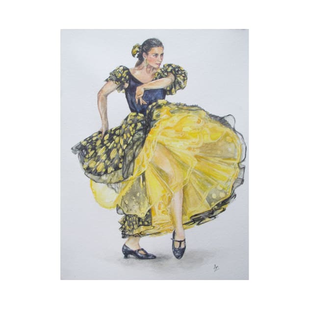 Flamenco - Yellow by Anthropolog