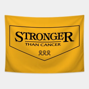 Sarcoma Cancer Awareness yellow ribbon  Stronger Than Cancer Tapestry