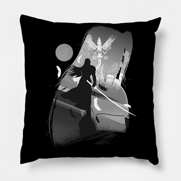 Villain-Sephiroth Pillow by HyperTwenty