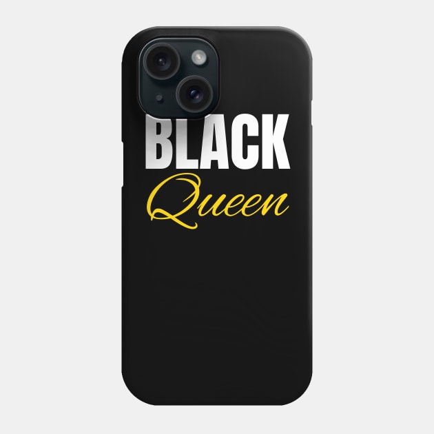Black Queen, Black History, African American, for Black Women Phone Case by UrbanLifeApparel