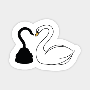 hook swan Magnet