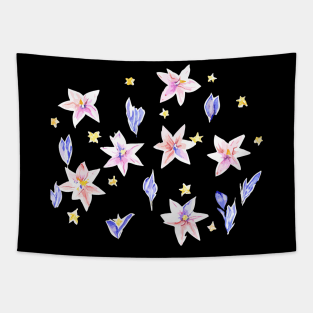 Stary Lillies Tapestry