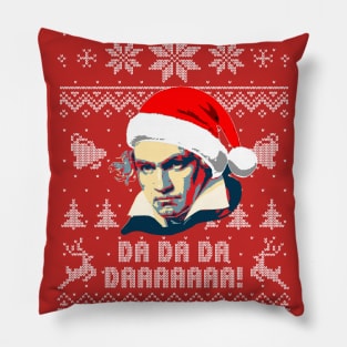 Ludwig Van Beethoven Christmas Pillow