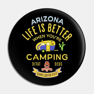 Arizona Camping Pin