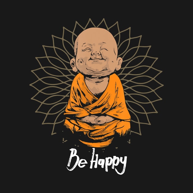 Happy Zen little baby Buddha by JaydeMargulies