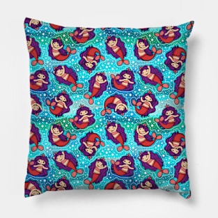 Pink and Purple Mermaid Pillow