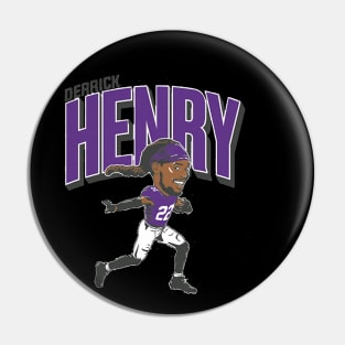 Derrick Henry Baltimore Caricature Pin