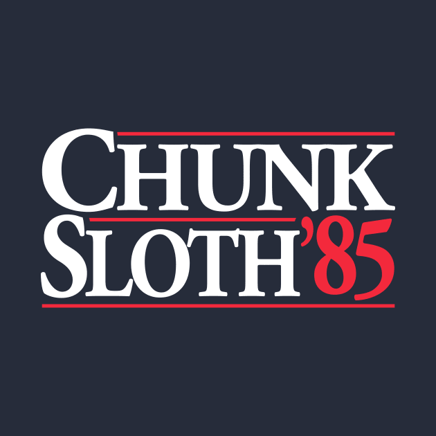 Chunk & Sloth in '85! by CYCGRAPHX