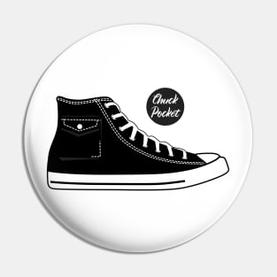 Shoe chuck pocket black Pin