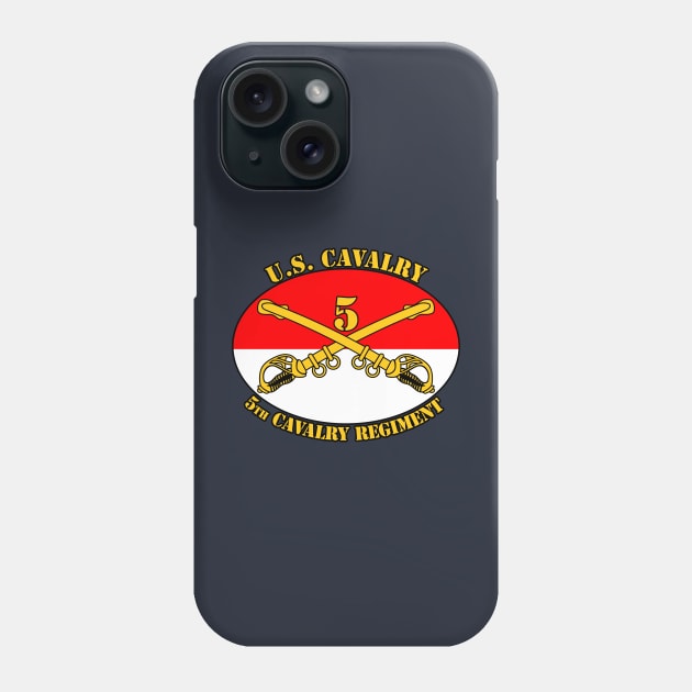 5th Cavalry Regiment Phone Case by MBK