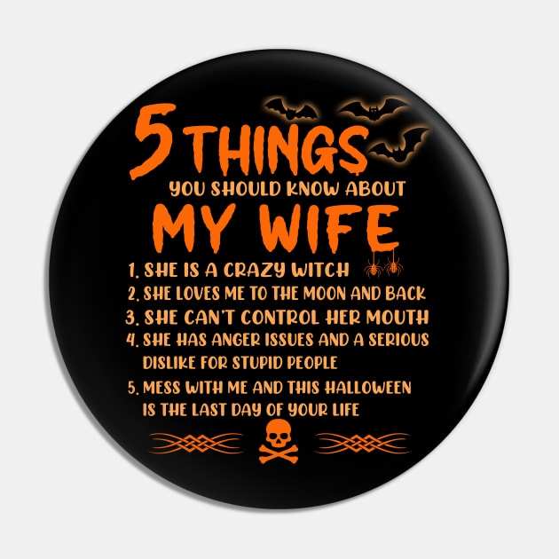 5 Things You Should Know About My Wife She Is A Crazy Witch Pin by Jenna Lyannion