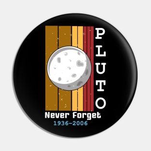 Pluto Never Forget 1936-2006 Gift and shirt Pin