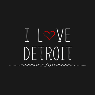 Detroit Michigan Love T-Shirt