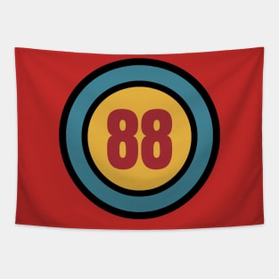 The Number 88 - eighty eight - eighty eighth - 88th Tapestry