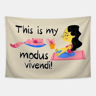 This is my modus vivendi Tapestry