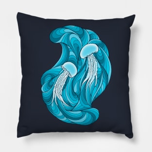 The jellyfish dance Pillow