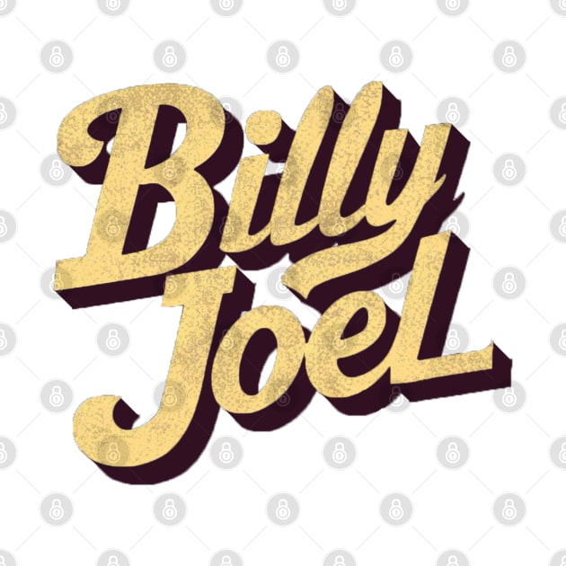 Billy Joel Typography by CatsRider YK