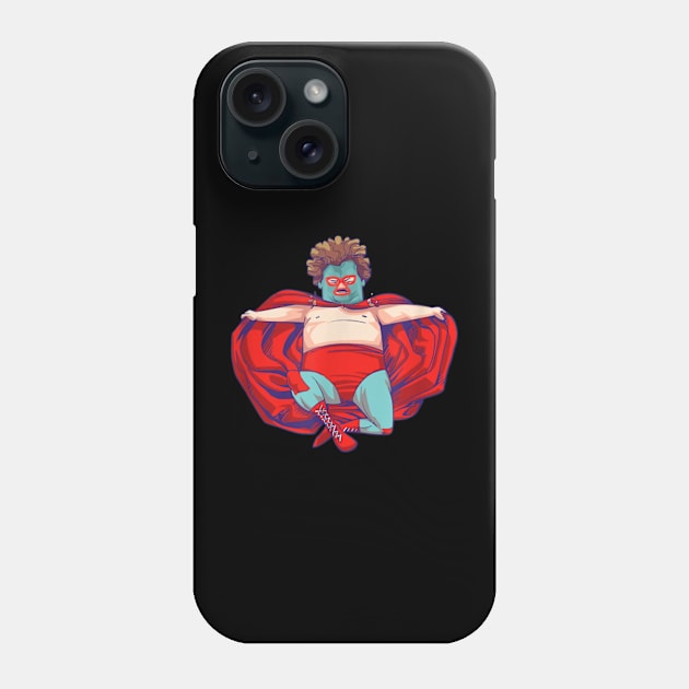 El Wrestler Lucha Libre - Mexico Luchador. Phone Case by Zacharys Harris