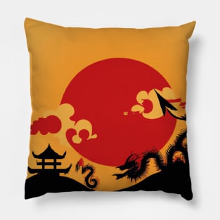 Dragon in Nagoya Pillow