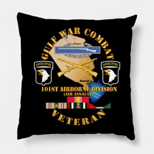 T-Shirt - Army - Gulf War Combat Infantry Vet w  101st ABN Div Pillow