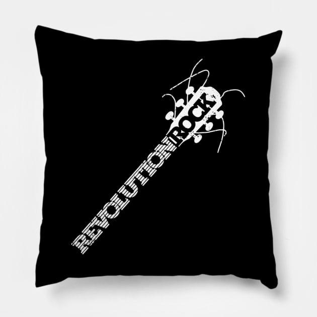 REVOLUTION ROCK Pillow by BG305