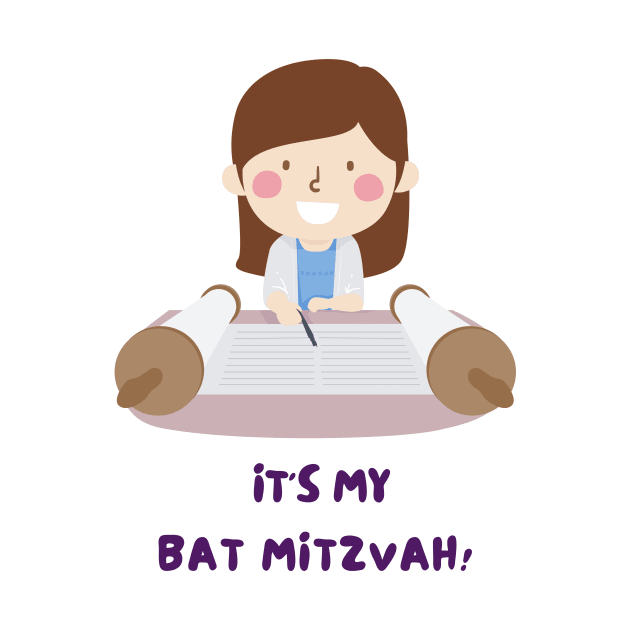 It's My Bat Mitzvah - Funny Yiddish Quotes by MikeMargolisArt