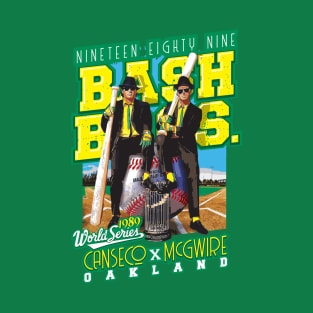 Bash Brothers Canseco McGwire vintage style T-shirt T-Shirt