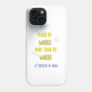 Inspiracion. Cita Santa Teresa de Avila Phone Case