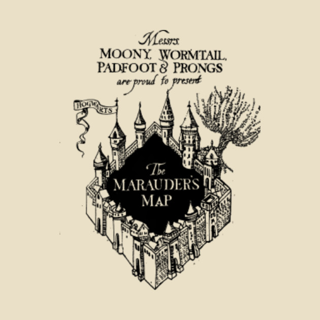 Download The Marauder's Map - Harry Potter - T-Shirt | TeePublic