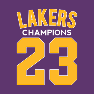 Lakersss Champions 2023 Edition Varsity 3 T-Shirt