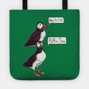 Puffin Time - 'just the birbs' Tote