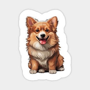 Adorable Corgi - A Delightfully Cute Canine Companion Magnet