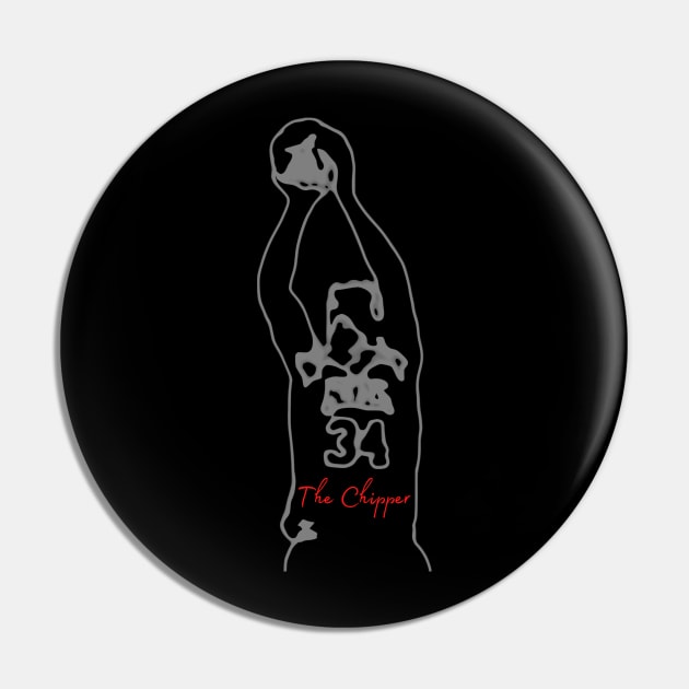 Chicago Bulls Bill Wennington 'The Chipper' Pin by Abide the Flow