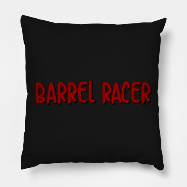 barrel racer Pillow by sarelitay