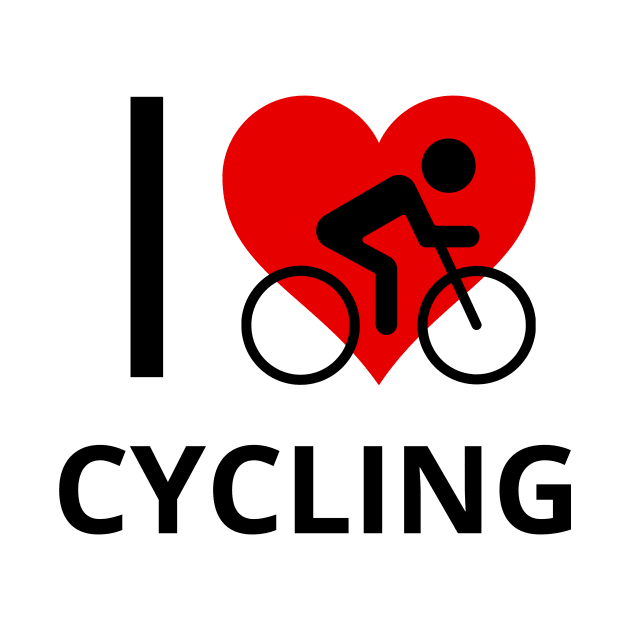 I Love Cycling by Corp413designs