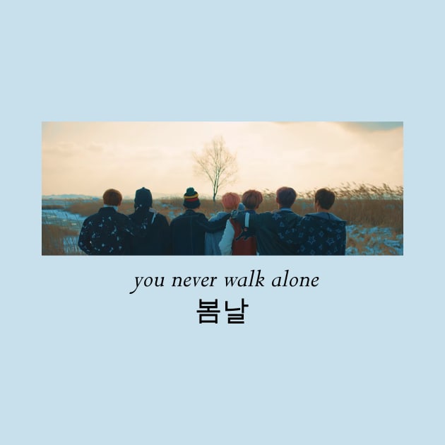 BTS 방탄소년단-Spring Day 봄날-You Never Walk Alone by Lhethril