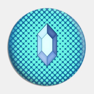 Larimar Gem Pin