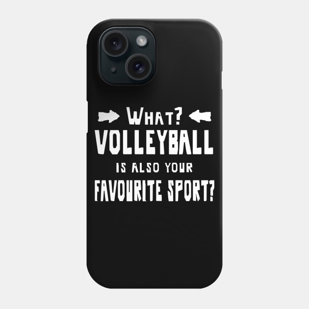 Volleyball favorite sports girls double women Phone Case by FindYourFavouriteDesign