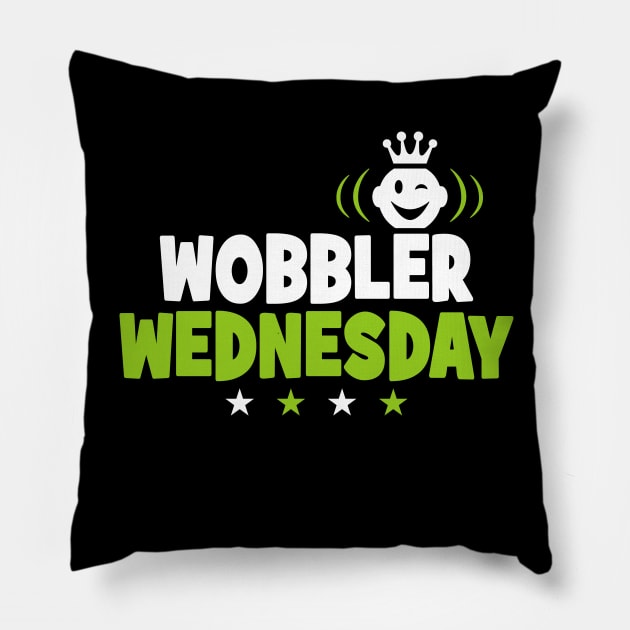 Wobbler Wednesday Pillow by KDNJ