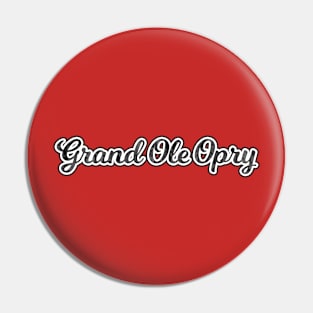 Grand Ole Opry Logo Pin