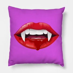 Vampire Mouth Pillow