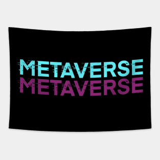 Metaverse Glitch Tapestry