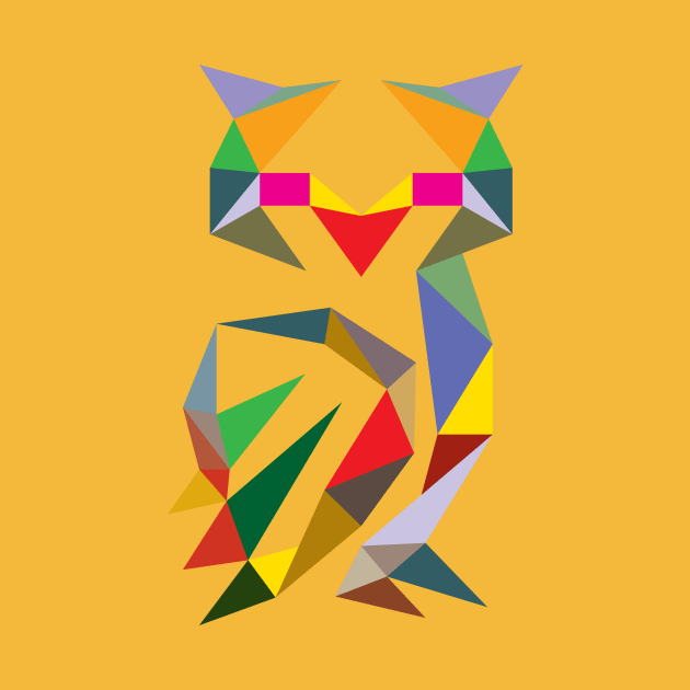 Geometric Owl by martinussumbaji