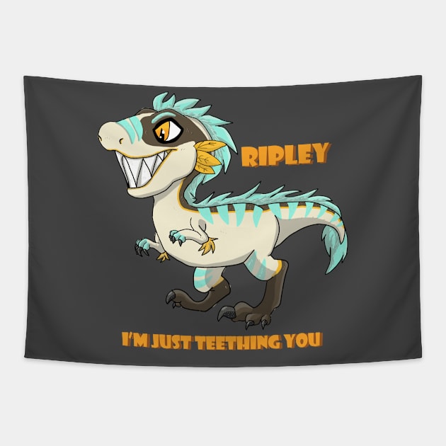 I'm just "teething" you! Tapestry by Shapeshifter Merch