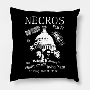 NY Irving Plaza punk Hardcore show flyer art Shirt DC NYHC Pillow