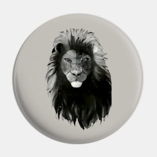 Geometric Lion Pin
