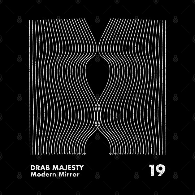 Modern Mirror / Drab Majesty / Minimalist Artwork Design by saudade