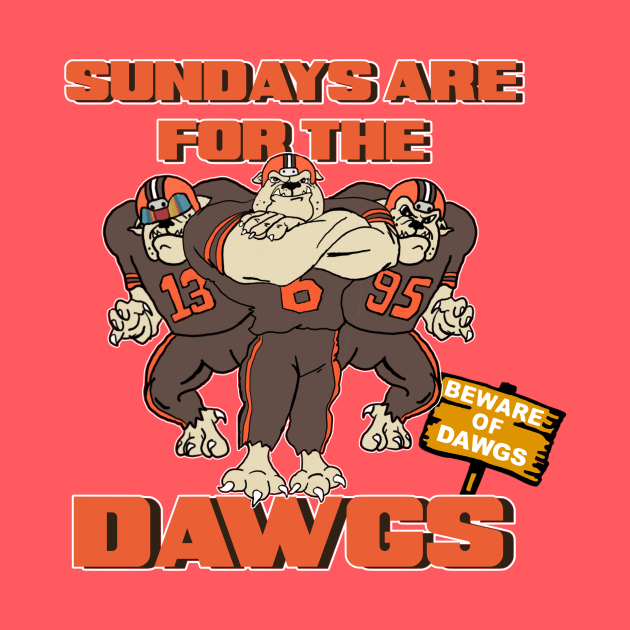 Sundays Are For The Dawgs by InkStreet Tees