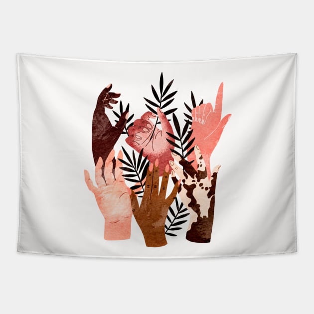 Black Lives Matter Tapestry by Tania Garcia