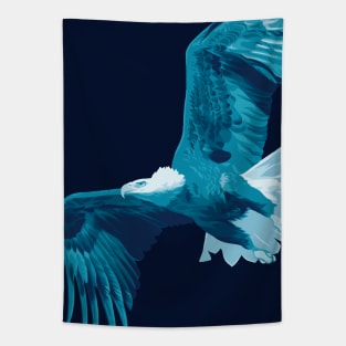 Blue Ocean Eagle Tapestry